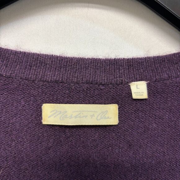 Martin + Osa Women Cashmere Nylon Blend Pullover Sweater Size Large M291 -5 - Picture 9 of 13